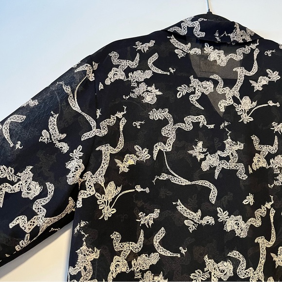 Clichy | Vintage Sheer Button Up Shirt - Picture 7 of 13